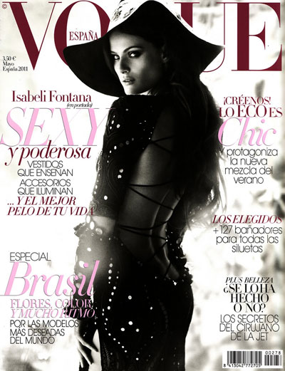 Isabeli Fontana by Greg Kadel for Spanish Vogue
