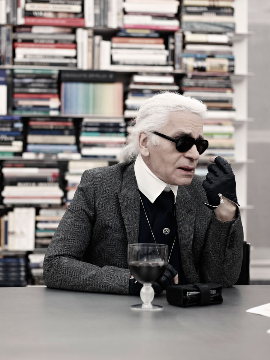 Karl Lagerfeld by Piotr Stoklosa for VIVA!