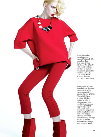 Red by David Roemer for Glamour