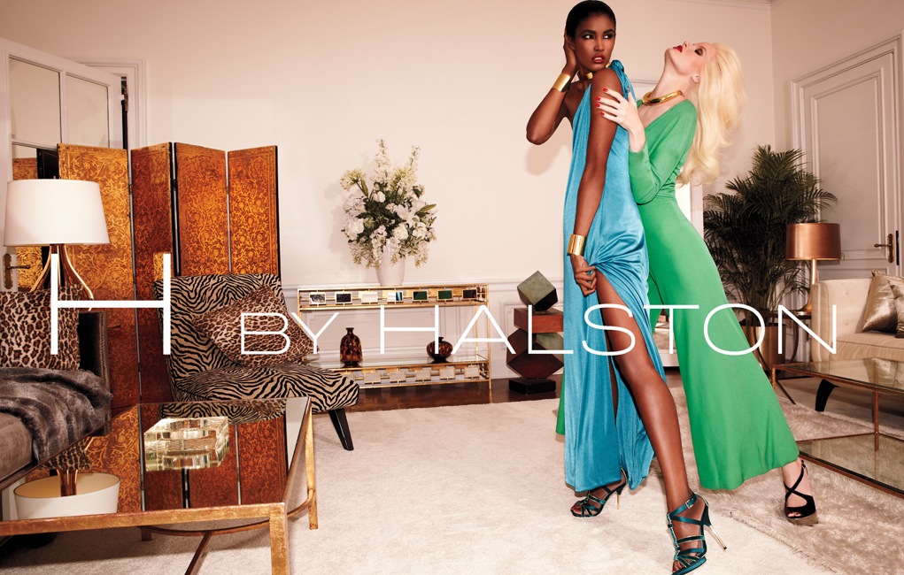 Caroline Winberg & Sessilee Lopez by David Roemer for H by Halston