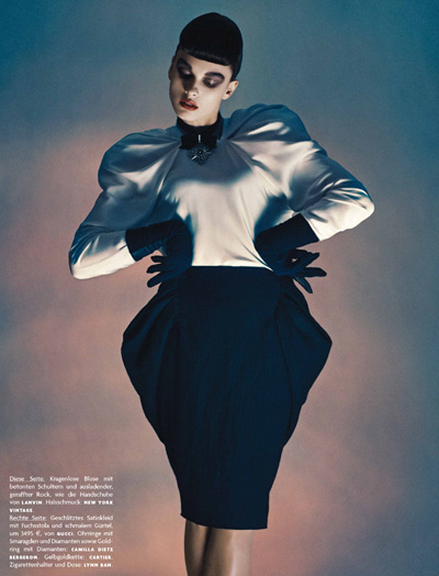 Crystal Renn by Sebastian Kim for Vogue Germany