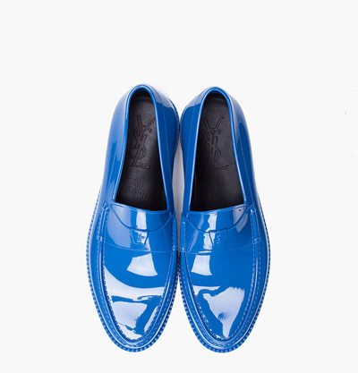 Cobalt Show Loafers by Yves Saint Laurent