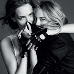 Mina Cvetkovic & Camille Rowe by David Roemer for El Palacio de Hierro
