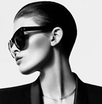 Melissa Stasiuk & Brayden Pritchard for Saint Laurent Paris Eyewear Fall Winter 2012.13