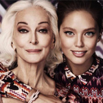 Carmen Dell’Orefice & Emily Didonato for Missoni for Lindex Fall Winter 2012.13