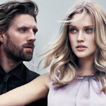 Toni Garrn & RJ Rogenski by Hunter & Gatti for Boss Black Winter 12