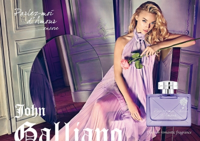 Marcelina Sowa for John Galliano Parlez-Moi d’Amour Encore Fragrance