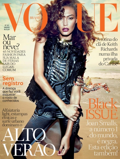 Joan Smalls for Vogue Brazil January 2013