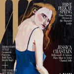 Jessica Chastain for W January 2013