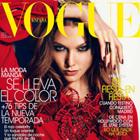 Karlie Kloss in Gucci for Vogue Spain February 2013