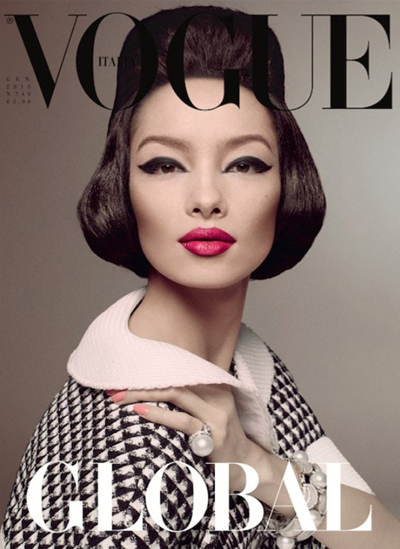 Fei Fei Sun for Vogue Italia January 2013