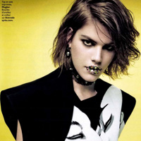 Milica Blagojevic by Henrique Gendre for Grazia