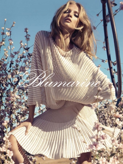 Anna Selezneva for Blumarine Spring Summer 2013