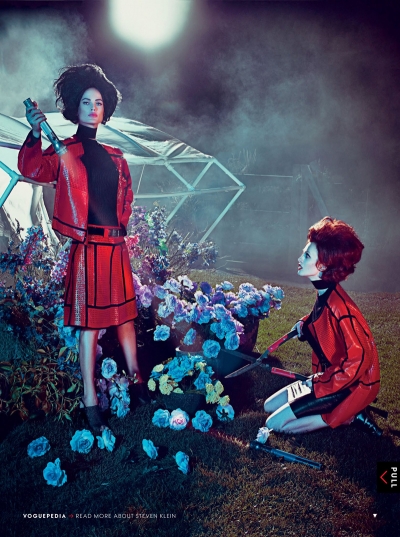 Carolyn Murphy & Karen Elson by Steven Klein for Vogue US