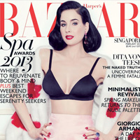 Dita Von Teese for Harper’s Bazaar Singapore February 2013