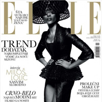 Naomi Campbell for Elle Serbia March 2013