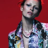 Edita Vilkeviciute for Patrizia Pepe Spring Summer 2013