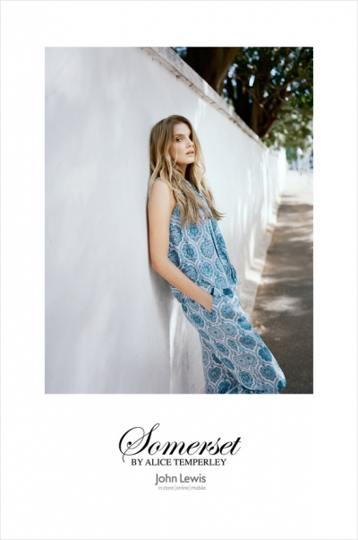 Lily Donaldson for Somerset by Alice Temperley Spring Summer 2013
