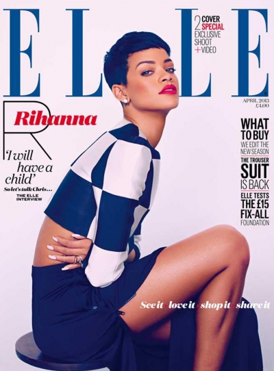 Rihanna in Prada and Louis Vuitton by Mariano Vivanco for British Elle