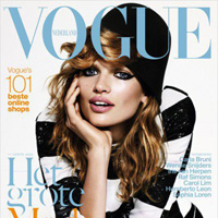 Bette Franke in Louis Vuitton for Vogue Netherlands March 2013
