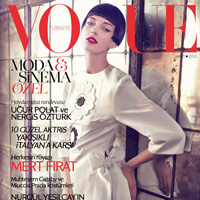 Patricia van der Vliet in Prada for Vogue Turkey March 2013