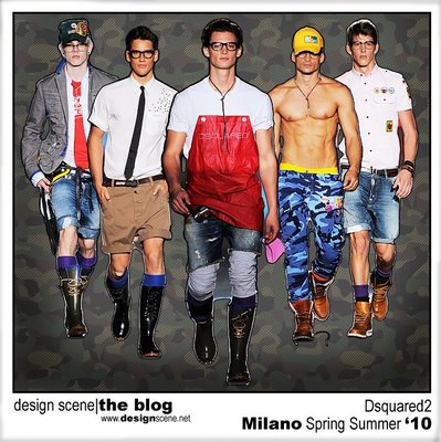 Milano: DSquared2 Spring Summer Menswear Collection