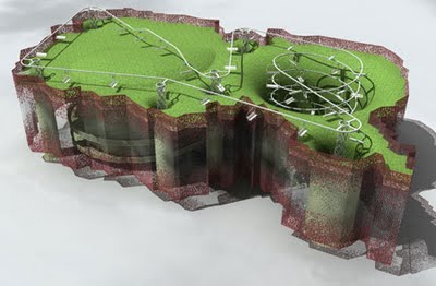 Switzerland EXPO Pavillion by Buchner Bründler Architects