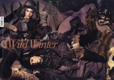 Wild Warriors, Coco Rocha & Meghan Collison by Steven Meisel
