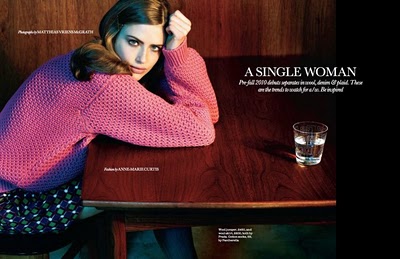 A Single Woman by Matthias Vriens for ELLE UK