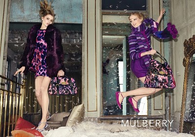 Mulberry: Abbey Lee Kershaw and Hanne Gabby by Steven Meisel