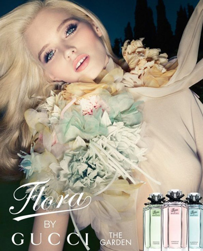 Abbey Lee Kershaw for Flora by Gucci