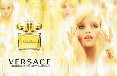 Abbey Lee Kershaw for Versace Yellow Diamond