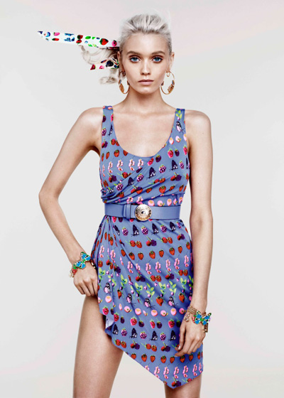 Abbey Lee Kershaw for Versace for H&M Cruise 2012