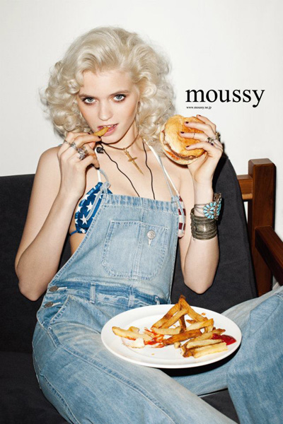 Abbey Lee Kershaw for Moussy Spring Summer 2012