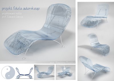 Acrylic Chair by Magda Masalska