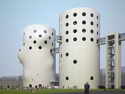 Adaptive Reuse of Amsterdam Silos by NL Architects