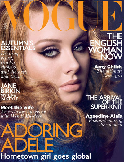 Adele by Sølve Sundsbø for Vogue UK
