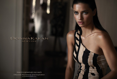 Adriana Lima for Donna Karan Spring 2012