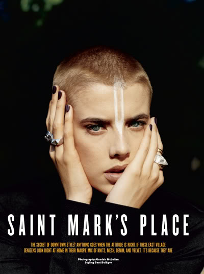 Agyness Deyn by Alasdair McLellan for V Magazine