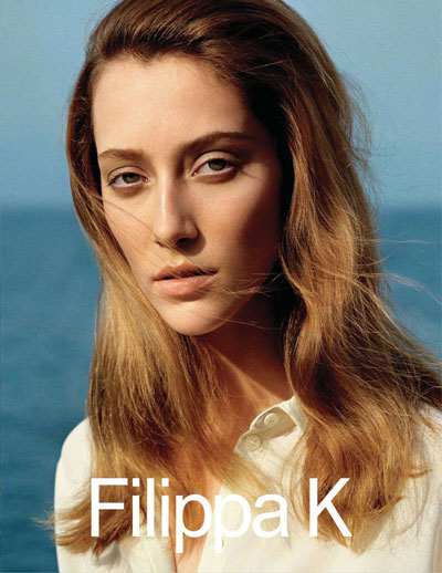 Alana Zimmer by Alasdair McLellan for Filippa K