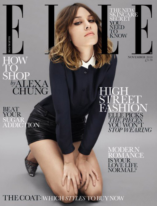 Alexa Chung by David Vasiljevic for ELLE