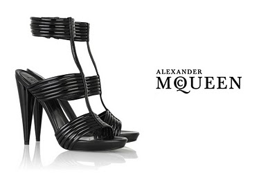 Alexander McQueen Band Leather Sandals