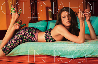 Alexandra Tomlinson by David Vasiljevic for Elle UK