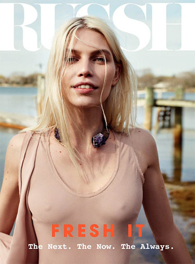 Aline Weber for Russh June July 2011
