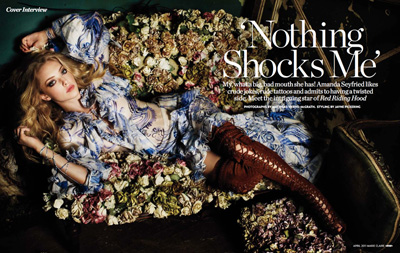 Amanda Seyfried by Matthias Vriens-McGrath for Marie Claire UK