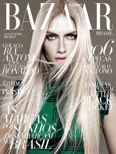Ana Claudia Michels for Harper’s Bazaar Brazil April 2012