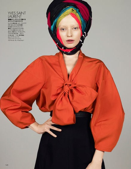 Anastasia Kuznetsova for Elle Japan