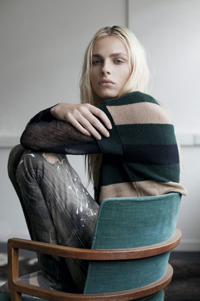 Andrej Pejic by Thomas Lohr for i-D