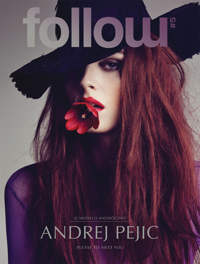 Andrej Pejic by Tiago Molinos for Follow Magazine