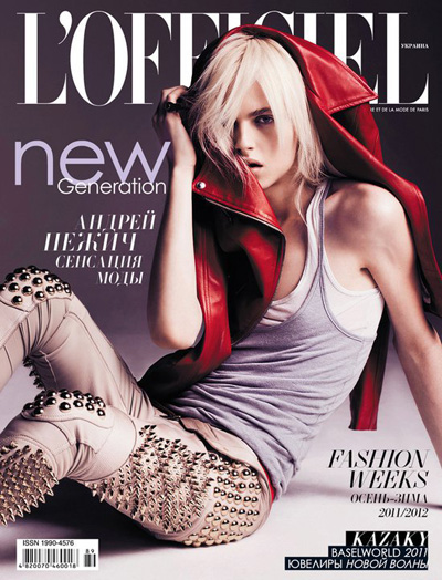 Andrej Pejic for L’Officiel Ukraine June 2011